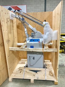 An image of a custom crate built by the team at Crate This for medical equipment.
