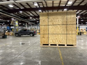 An image of custom crate built.